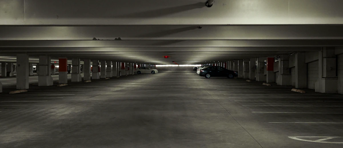 Residential condo parking garage in Brooklyn between full Local Law 126 assessments